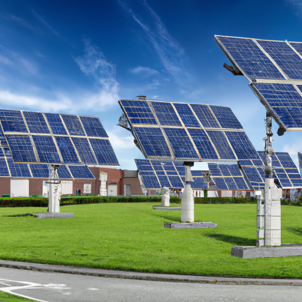 Ville moderne avec réseaux énergétiques intelligents